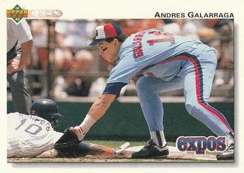 1992 Upper Deck #474 Andres Galarraga Front
