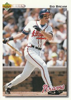 1992 Upper Deck #495 Sid Bream Front