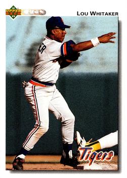 1992 Upper Deck #516 Lou Whitaker Front