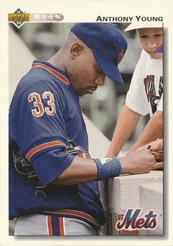 1992 Upper Deck #535 Anthony Young Front