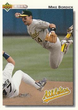 1992 Upper Deck #727 Mike Bordick Front