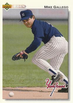 1992 Upper Deck #750 Mike Gallego Front