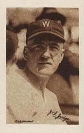 1923 Curtis Ireland (E123) #NNO Joe Judge Front