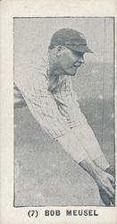 1928 W502 Game Backs Strip #7 Bob Meusel Front