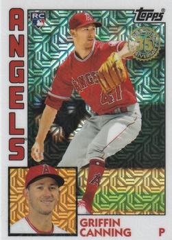 2019 Topps Update - 1984 Topps Baseball 35th Anniversary Chrome Silver Pack #T84U-3 Griffin Canning Front