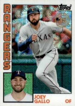 2019 Topps Update - 1984 Topps Baseball 35th Anniversary Chrome Silver Pack #T84U-44 Joey Gallo Front