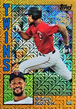 2019 Topps Update - 1984 Topps Baseball 35th Anniversary Chrome Silver Pack Gold Refractor #T84U-23 Byron Buxton Front