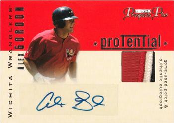 2006 TriStar Prospects Plus - ProTential Game Used Autographs #P-AG Alex Gordon Front