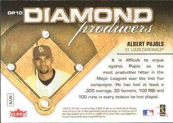 2006 Ultra - Diamond Producers #DP10 Albert Pujols Back