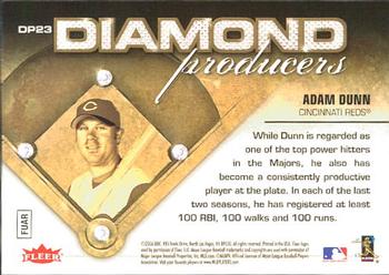 2006 Ultra - Diamond Producers #DP23 Adam Dunn Back