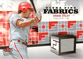 2006 Ultra - Ultra Fine Fabrics #FM-CU Chase Utley Front