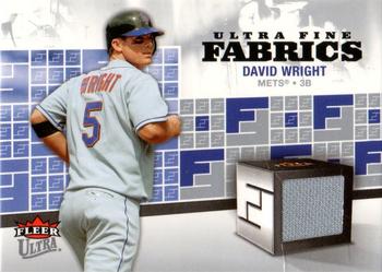 2006 Ultra - Ultra Fine Fabrics #FM-DW David Wright Front