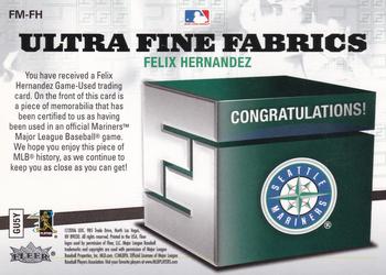 2006 Ultra - Ultra Fine Fabrics #FM-FH Felix Hernandez Back