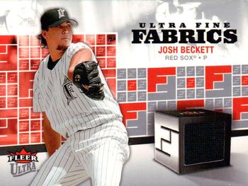 2006 Ultra - Ultra Fine Fabrics #FM-JB Josh Beckett Front