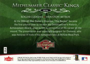 2006 Ultra - Midsummer Classic Kings #MCK4 Roger Clemens Back