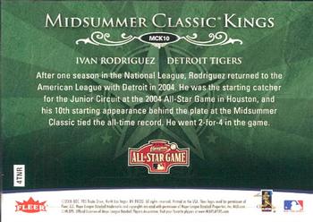 2006 Ultra - Midsummer Classic Kings #MCK10 Ivan Rodriguez Back