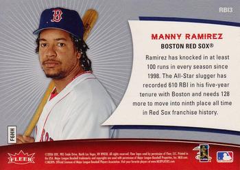 2006 Ultra - RBI Kings #RBI3 Manny Ramirez Back