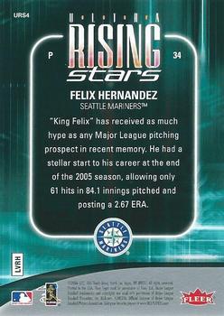 2006 Ultra - Ultra Rising Stars #URS4 Felix Hernandez Back