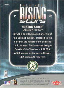 2006 Ultra - Ultra Rising Stars #URS2 Huston Street Back