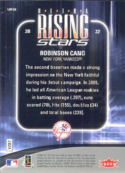 2006 Ultra - Ultra Rising Stars #URS6 Robinson Cano Back
