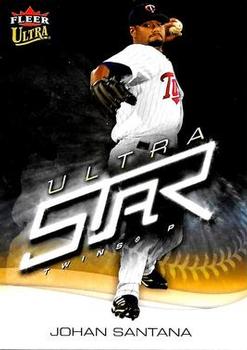 2006 Ultra - Ultra Star #US-12 Johan Santana Front