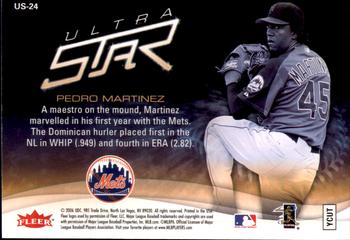 2006 Ultra - Ultra Star #US-24 Pedro Martinez Back