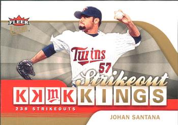 2006 Ultra - Strikeout Kings #SOK2 Johan Santana Front