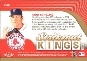 2006 Ultra - Strikeout Kings #SOK5 Curt Schilling Back