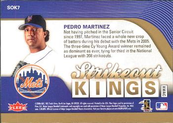 2006 Ultra - Strikeout Kings #SOK7 Pedro Martinez Back