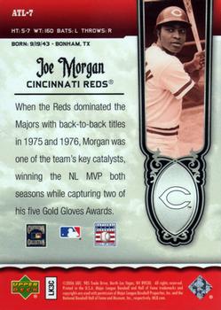 2006 Upper Deck - All-Time Legends #ATL-7 Joe Morgan Back
