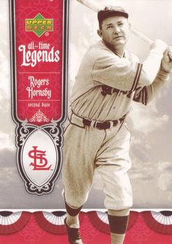 2006 Upper Deck - All-Time Legends #ATL-40 Rogers Hornsby Front