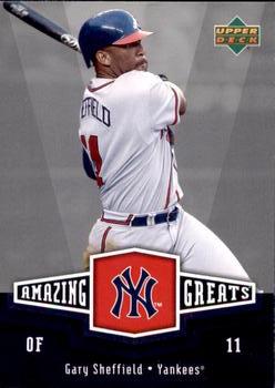 2006 Upper Deck - Amazing Greats #AG-GS Gary Sheffield Front