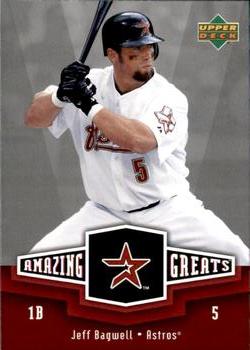 2006 Upper Deck - Amazing Greats #AG-JB Jeff Bagwell Front