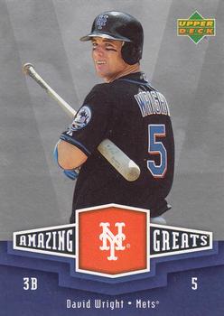 2006 Upper Deck - Amazing Greats #AG-WR David Wright Front
