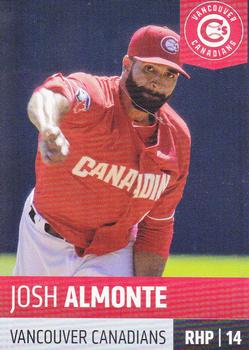2019 Grandstand Vancouver Canadians #NNO Josh Almonte Front
