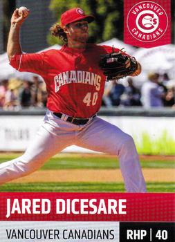 2019 Grandstand Vancouver Canadians #NNO Jared DiCesare Front