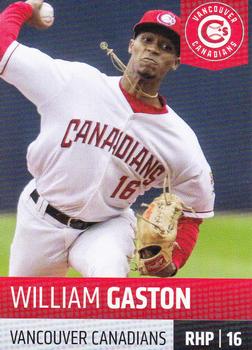 2019 Grandstand Vancouver Canadians #NNO William Gaston Front