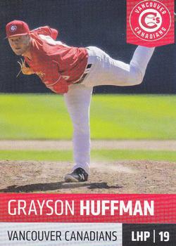 2019 Grandstand Vancouver Canadians #NNO Grayson Huffman Front
