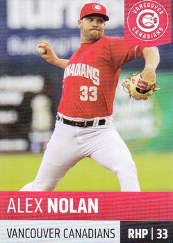 2019 Grandstand Vancouver Canadians #NNO Alex Nolan Front