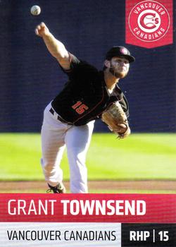 2019 Grandstand Vancouver Canadians #NNO Grant Townsend Front