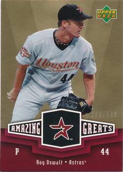 2006 Upper Deck - Amazing Greats Gold #AG-RO Roy Oswalt Front