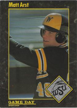 1990 Game Day Wichita State Shockers #3 Matt Arst Front