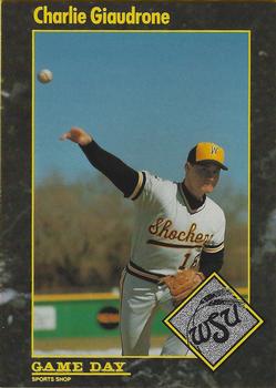 1990 Game Day Wichita State Shockers #12 Charlie Giaudrone Front