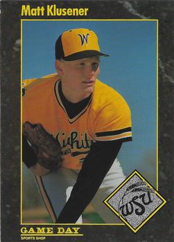 1990 Game Day Wichita State Shockers #19 Matt Klusener Front