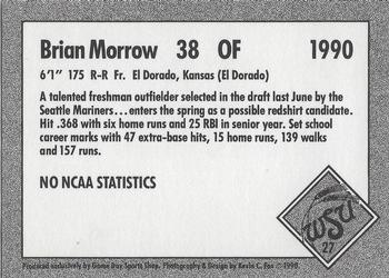 1990 Game Day Wichita State Shockers #27 Brian Morrow Back