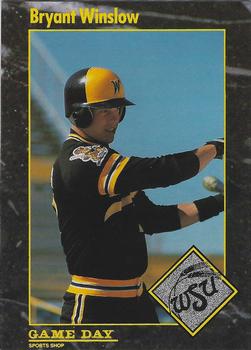 1990 Game Day Wichita State Shockers #39 Bryant Winslow Front