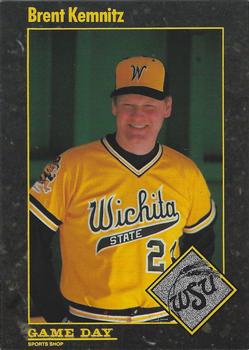 1990 Game Day Wichita State Shockers #41 Brent Kemnitz Front