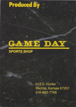 1990 Game Day Wichita State Shockers #46 Checklist Front