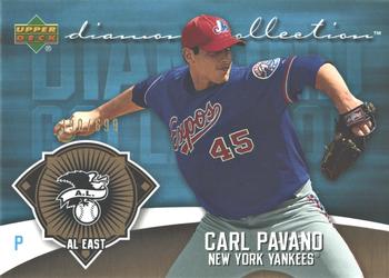 2006 Upper Deck - Diamond Collection Gold #DC-CP Carl Pavano Front