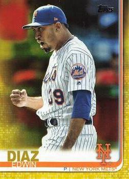 2019 Topps Update - Yellow #US17 Edwin Diaz Front